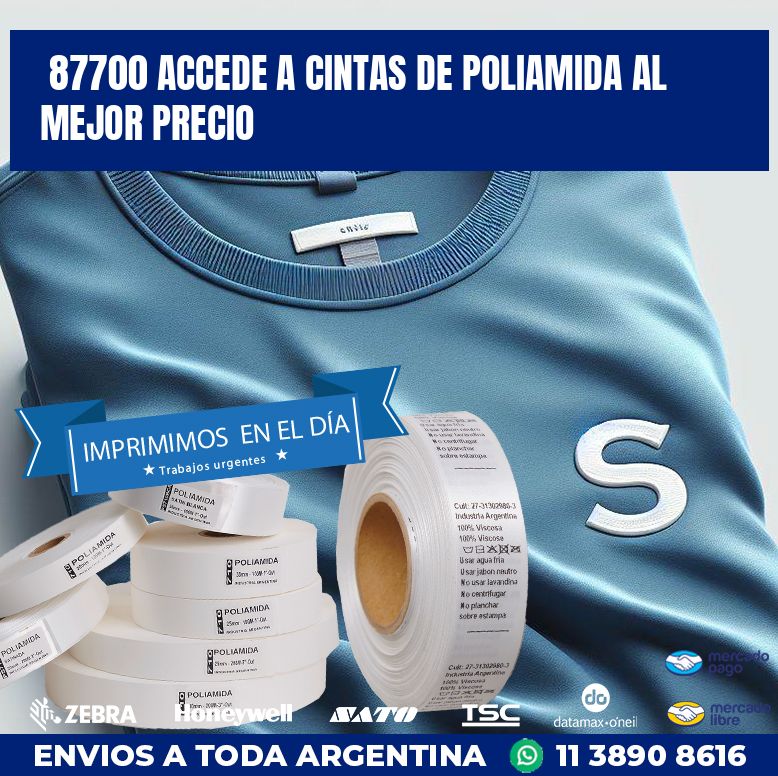 87700 ACCEDE A CINTAS DE POLIAMIDA AL MEJOR PRECIO