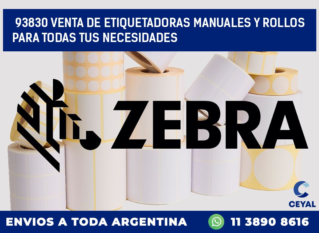 93830 VENTA DE ETIQUETADORAS MANUALES Y ROLLOS PARA TODAS TUS NECESIDADES