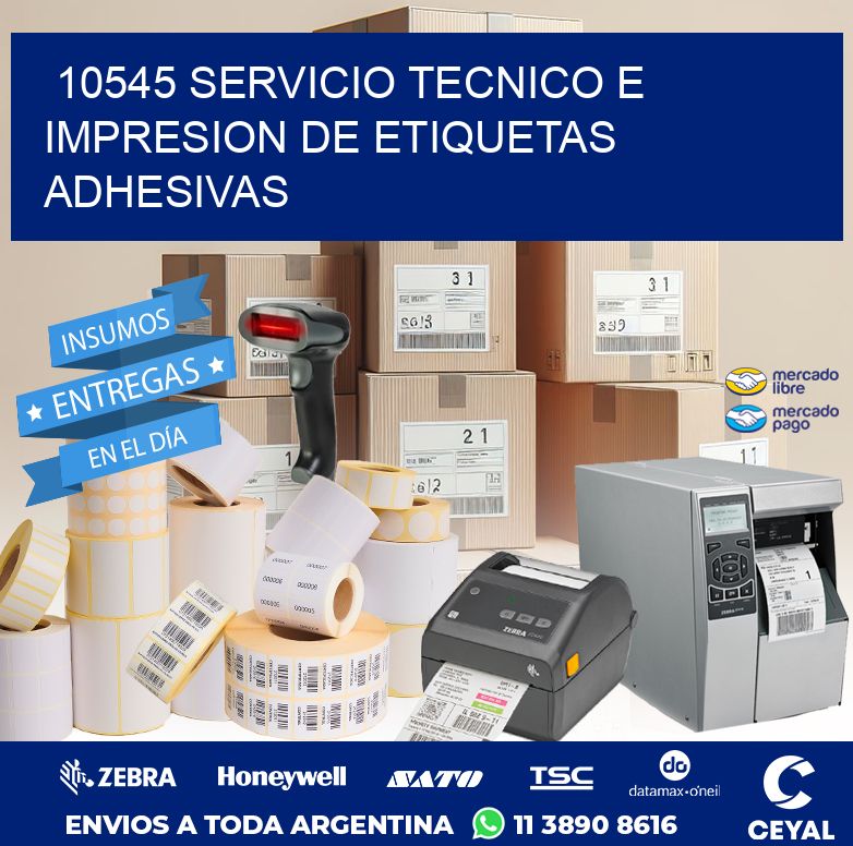 10545 SERVICIO TECNICO E IMPRESION DE ETIQUETAS ADHESIVAS