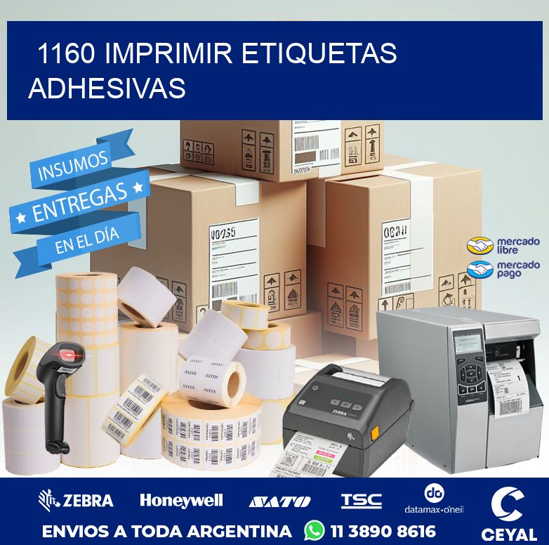 1160 IMPRIMIR ETIQUETAS ADHESIVAS