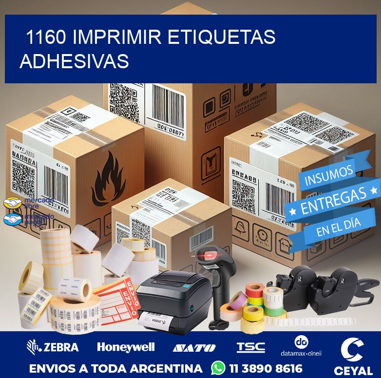 1160 IMPRIMIR ETIQUETAS ADHESIVAS