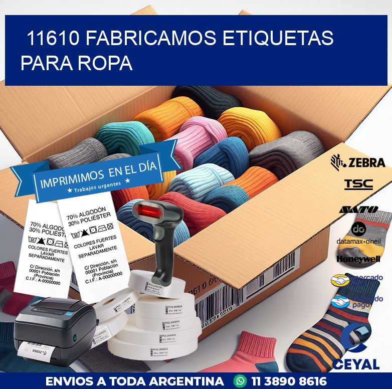 11610 FABRICAMOS ETIQUETAS PARA ROPA