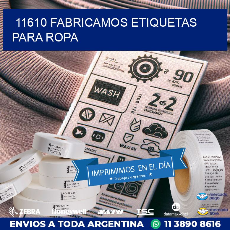 11610 FABRICAMOS ETIQUETAS PARA ROPA
