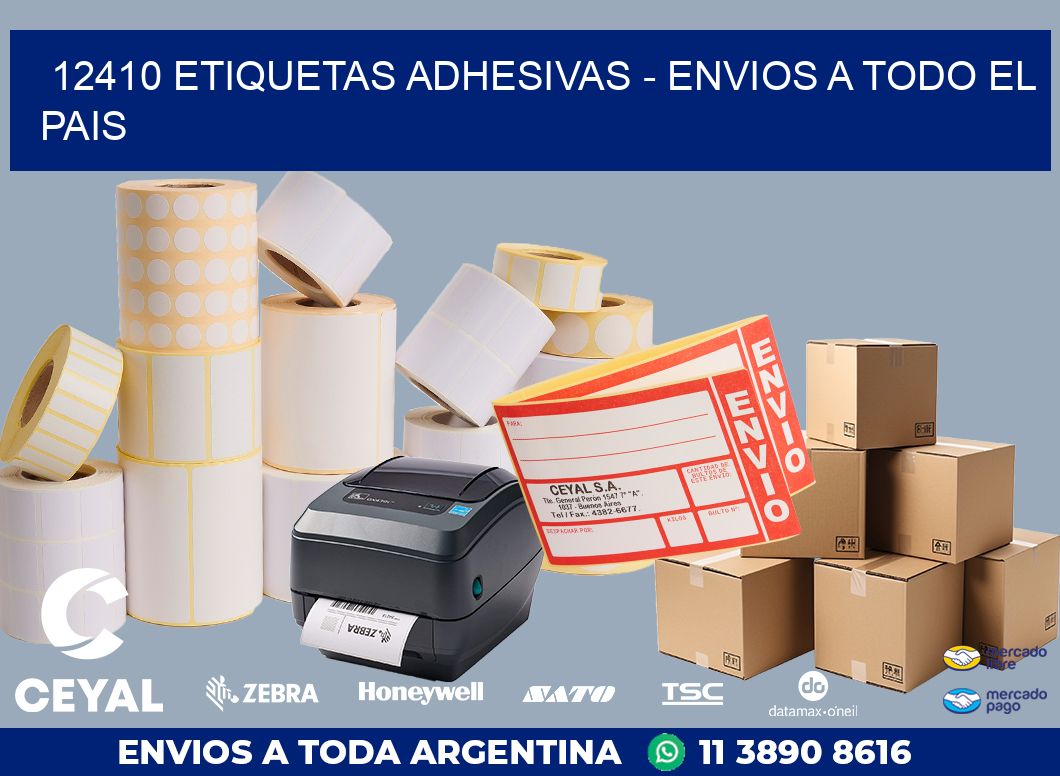 12410 ETIQUETAS ADHESIVAS - ENVIOS A TODO EL PAIS