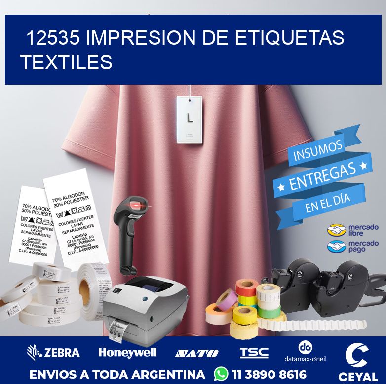 12535 IMPRESION DE ETIQUETAS TEXTILES