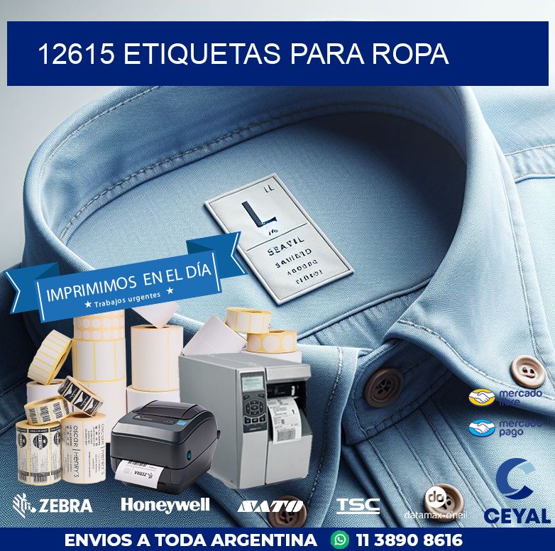 12615 ETIQUETAS PARA ROPA