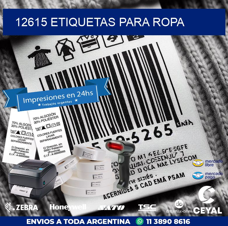 12615 ETIQUETAS PARA ROPA