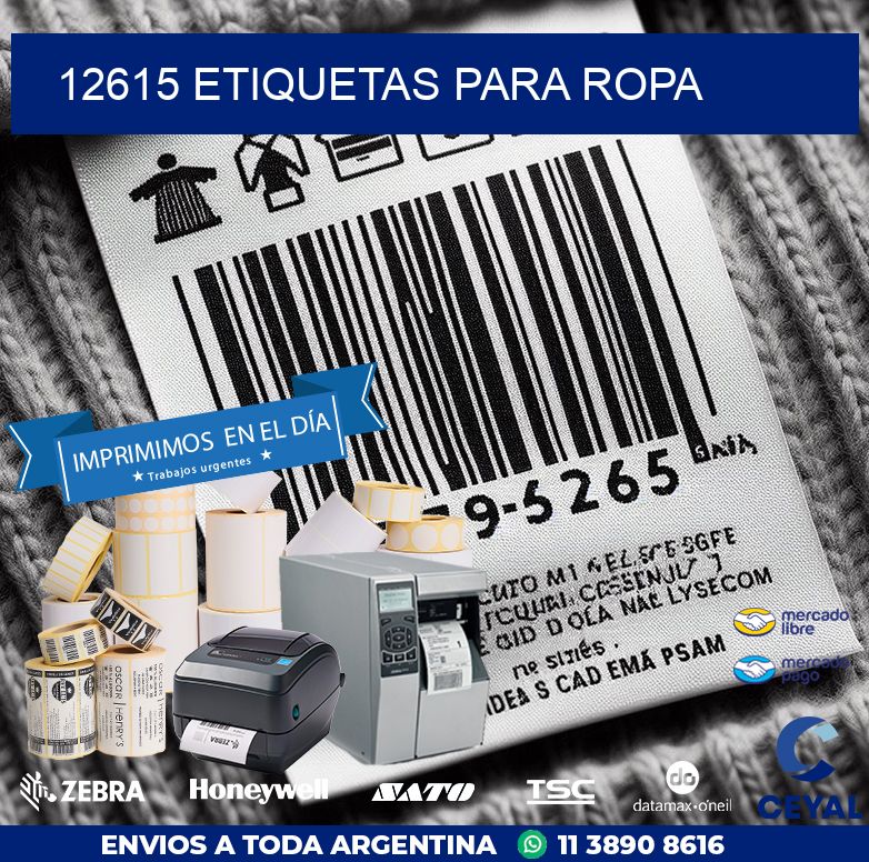 12615 ETIQUETAS PARA ROPA