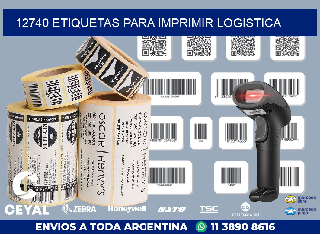12740 ETIQUETAS PARA IMPRIMIR LOGISTICA