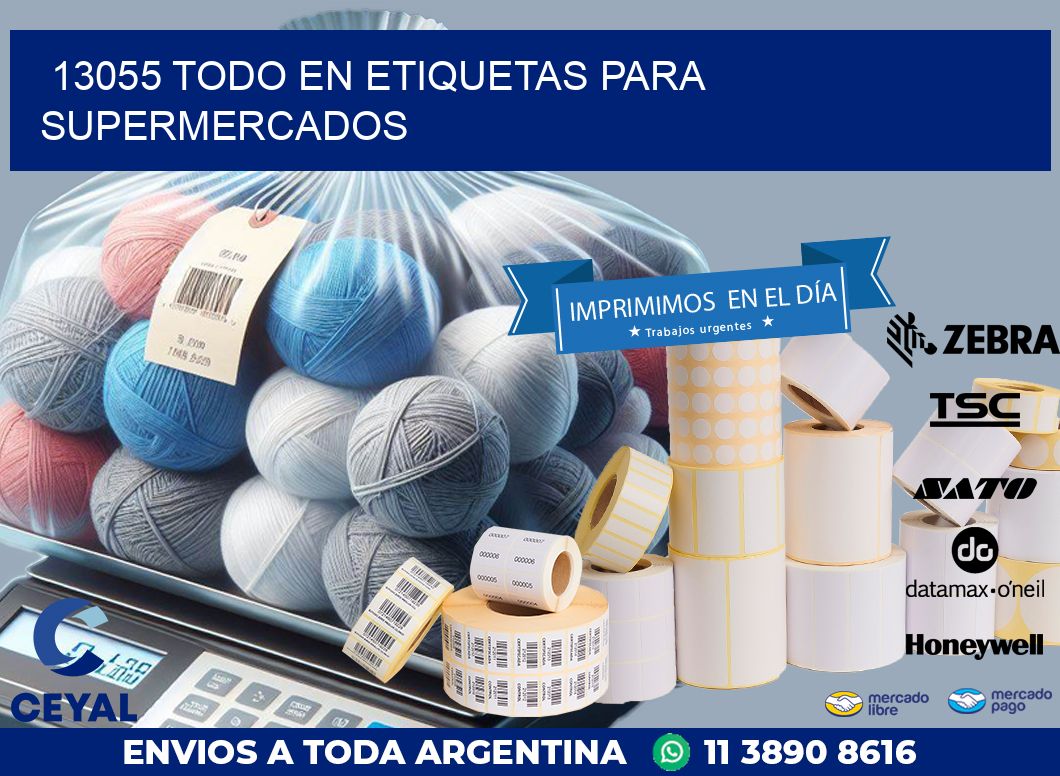 13055 TODO EN ETIQUETAS PARA SUPERMERCADOS