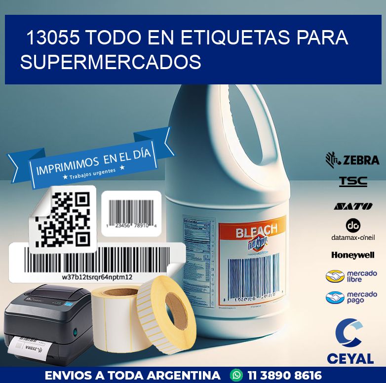 13055 TODO EN ETIQUETAS PARA SUPERMERCADOS