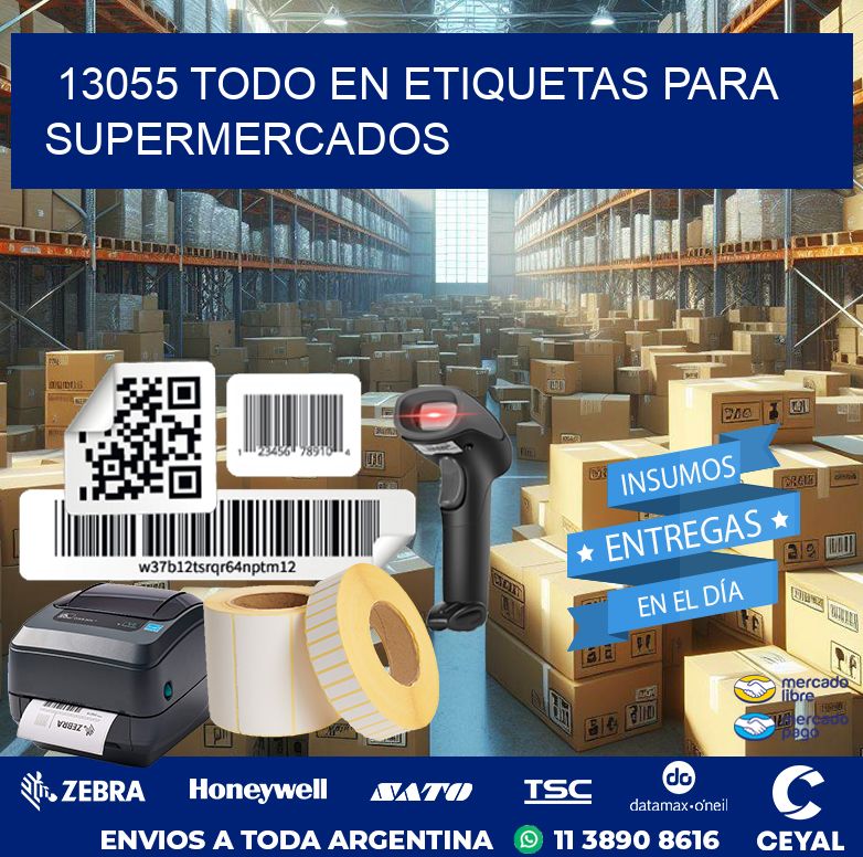 13055 TODO EN ETIQUETAS PARA SUPERMERCADOS