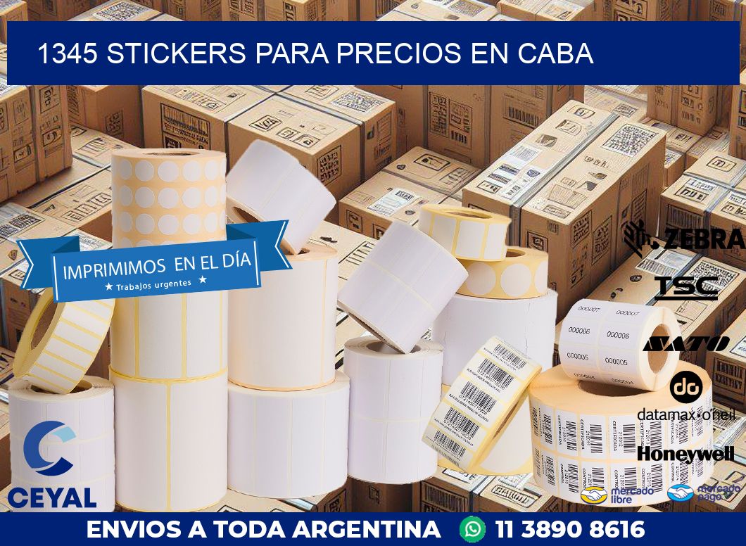 1345 STICKERS PARA PRECIOS EN CABA