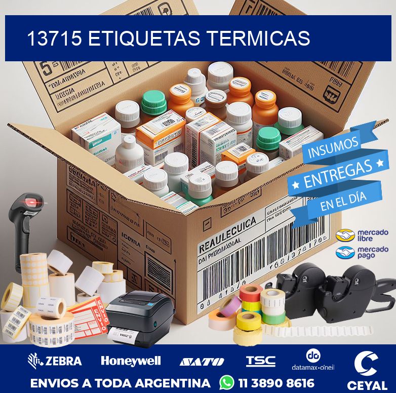 13715 ETIQUETAS TERMICAS