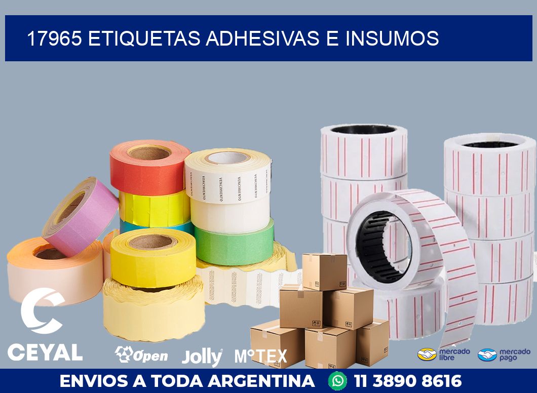 17965 ETIQUETAS ADHESIVAS E INSUMOS