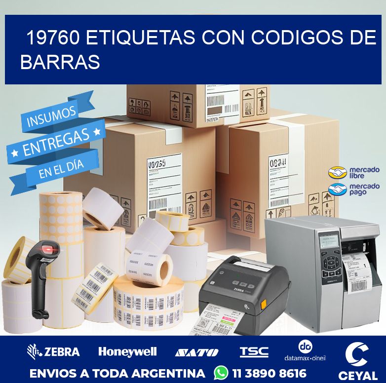 19760 ETIQUETAS CON CODIGOS DE BARRAS