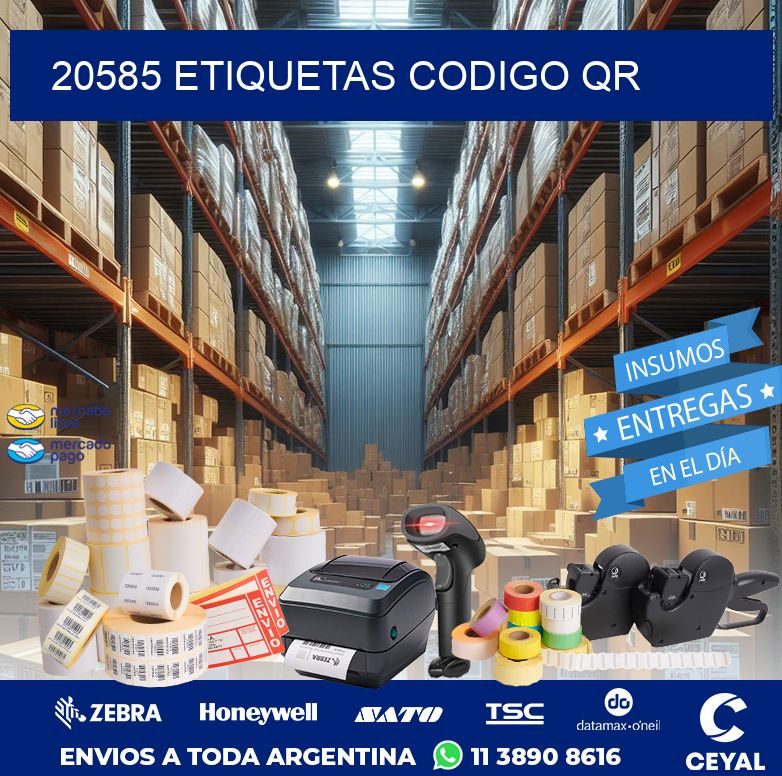 20585 ETIQUETAS CODIGO QR