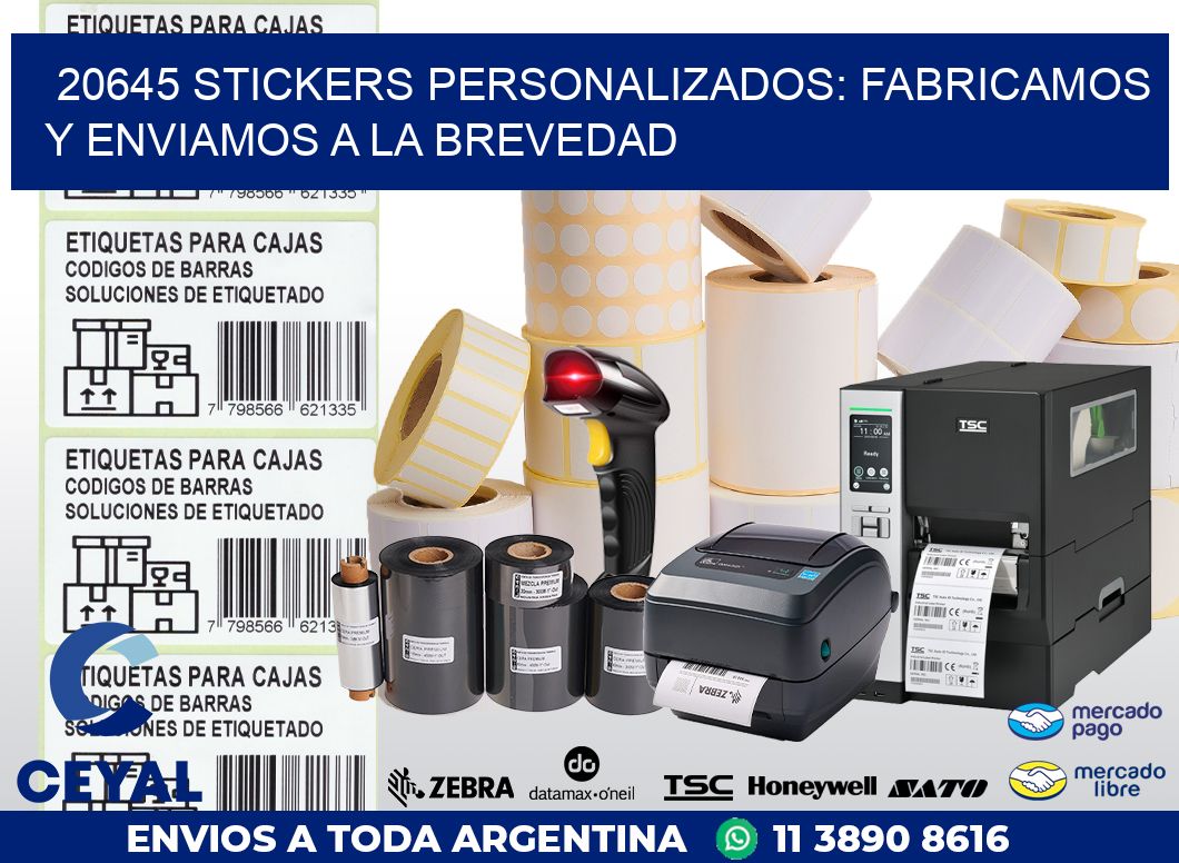 20645 STICKERS PERSONALIZADOS: FABRICAMOS Y ENVIAMOS A LA BREVEDAD