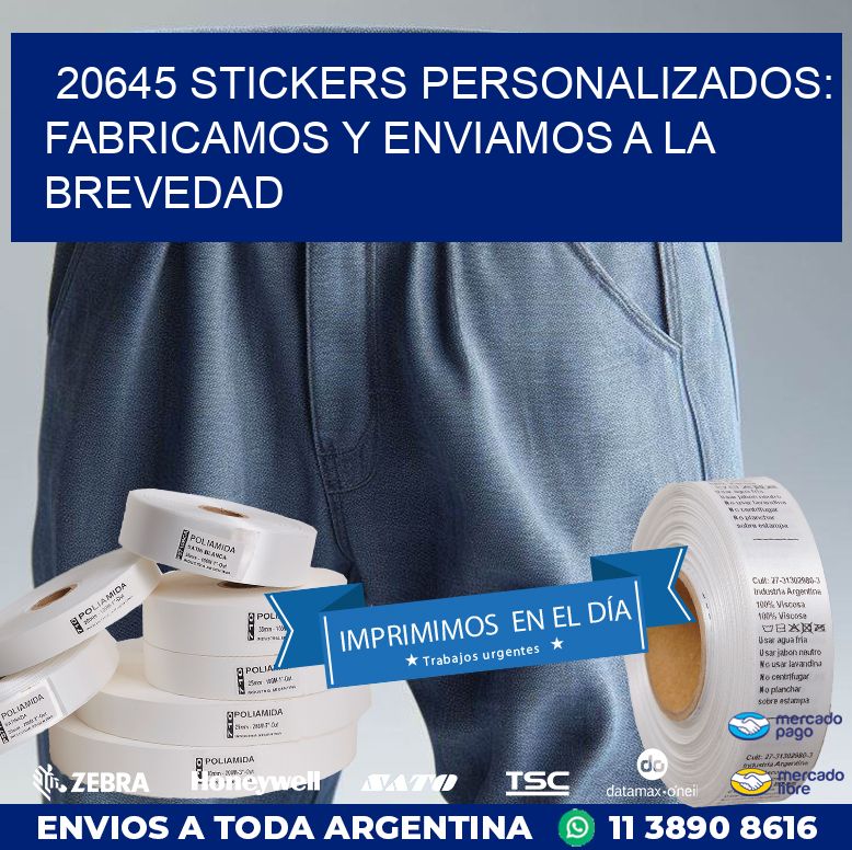 20645 STICKERS PERSONALIZADOS: FABRICAMOS Y ENVIAMOS A LA BREVEDAD