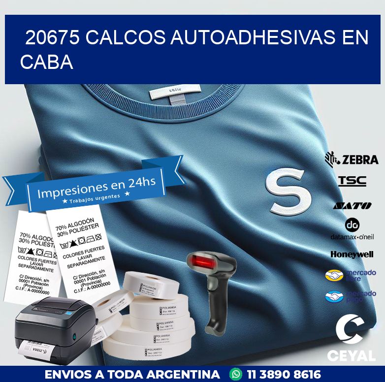 20675 CALCOS AUTOADHESIVAS EN CABA