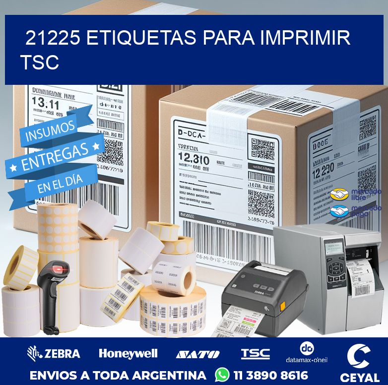 21225 ETIQUETAS PARA IMPRIMIR TSC