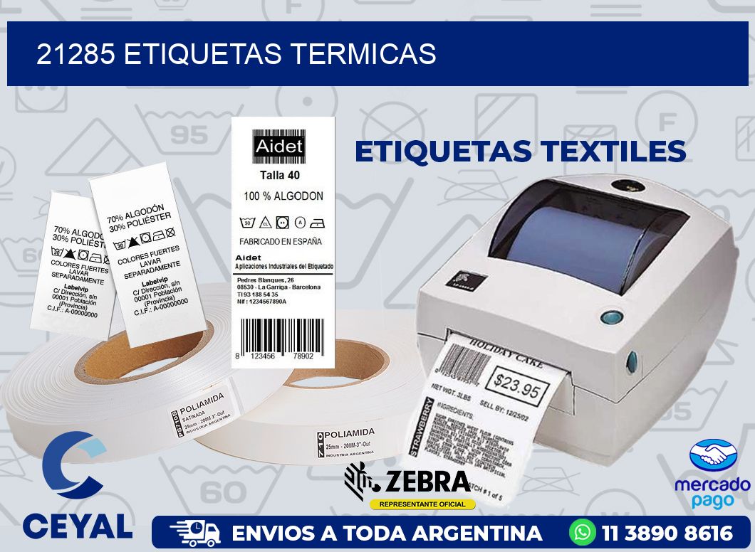 21285 ETIQUETAS TERMICAS