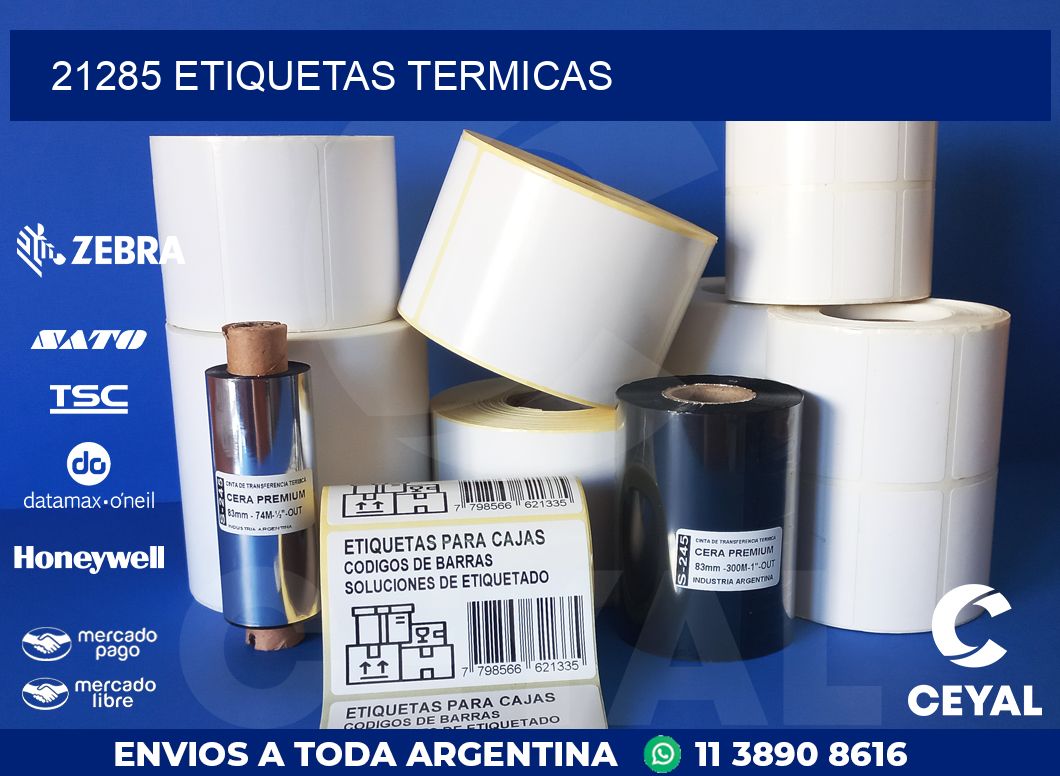 21285 ETIQUETAS TERMICAS