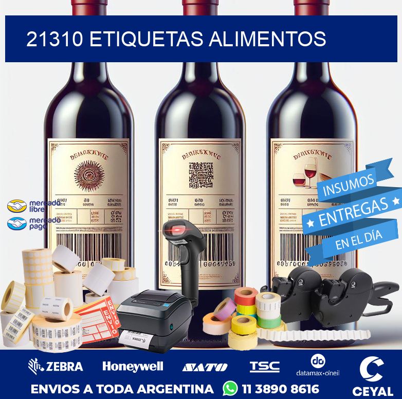 21310 ETIQUETAS ALIMENTOS