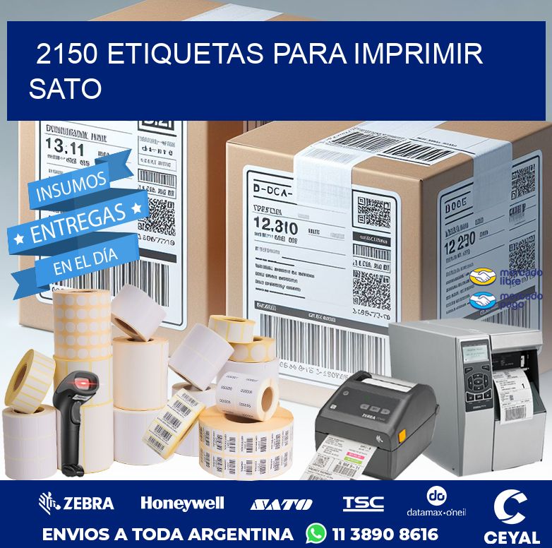 2150 ETIQUETAS PARA IMPRIMIR SATO
