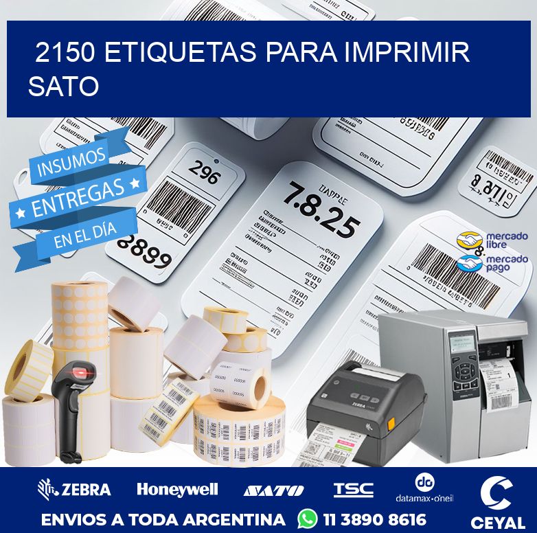2150 ETIQUETAS PARA IMPRIMIR SATO