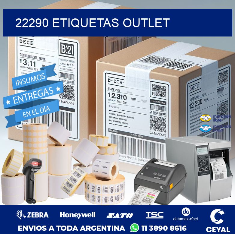 22290 ETIQUETAS OUTLET