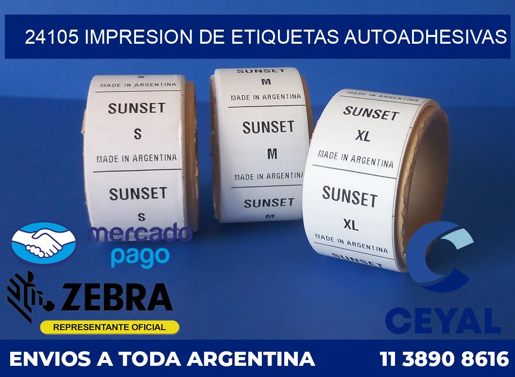 24105 IMPRESION DE ETIQUETAS AUTOADHESIVAS
