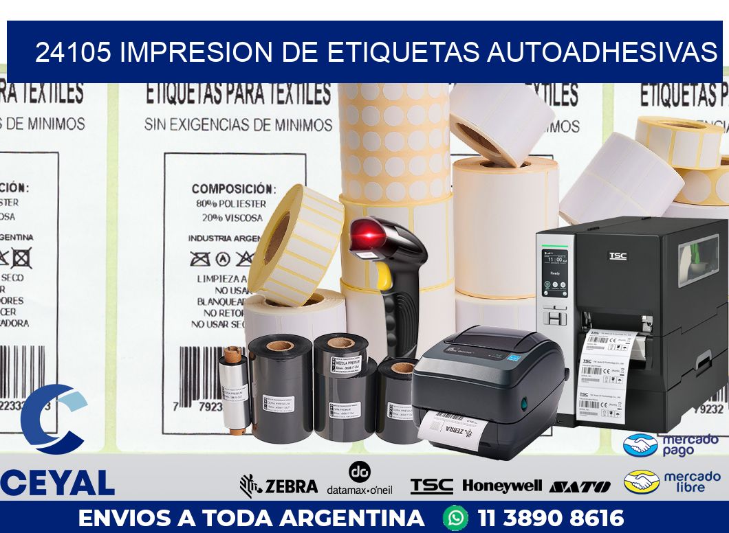 24105 IMPRESION DE ETIQUETAS AUTOADHESIVAS