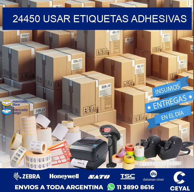 24450 USAR ETIQUETAS ADHESIVAS