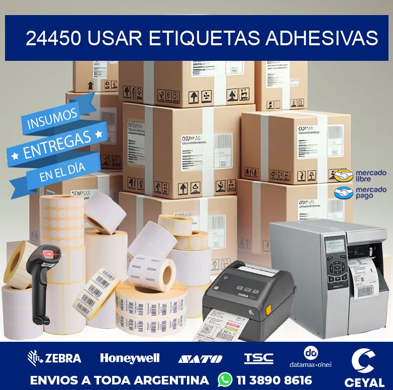 24450 USAR ETIQUETAS ADHESIVAS