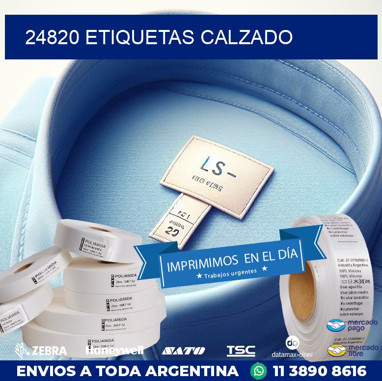 24820 ETIQUETAS CALZADO