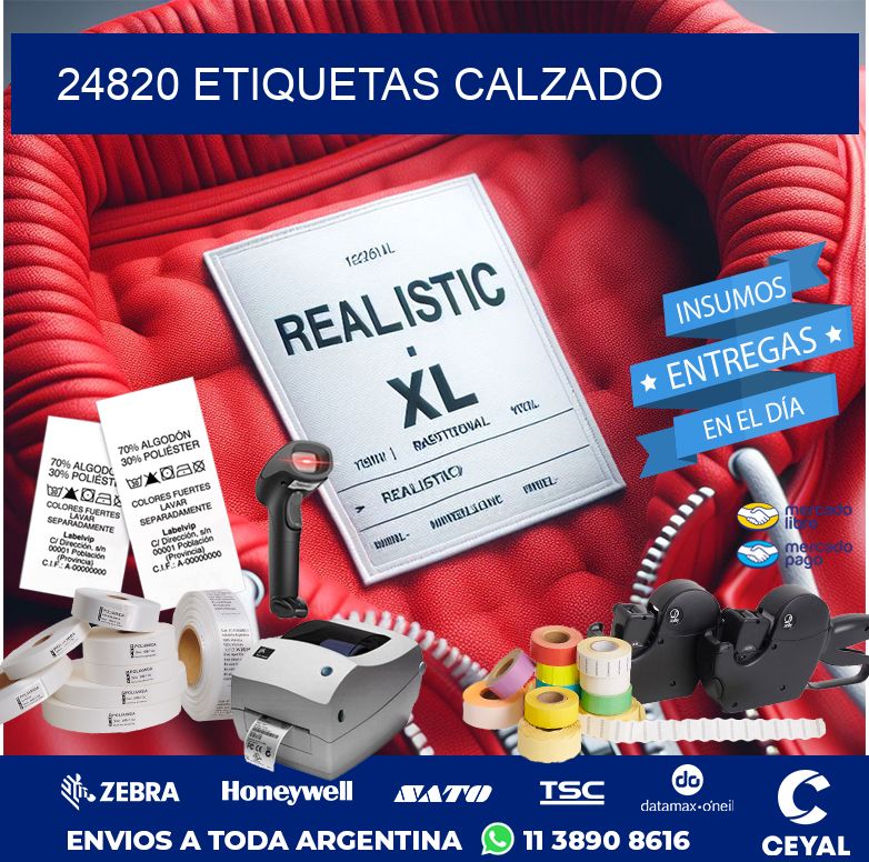 24820 ETIQUETAS CALZADO