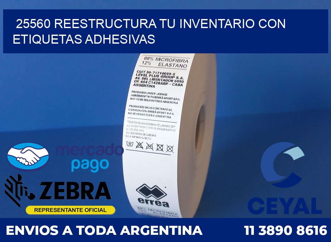 25560 REESTRUCTURA TU INVENTARIO CON ETIQUETAS ADHESIVAS