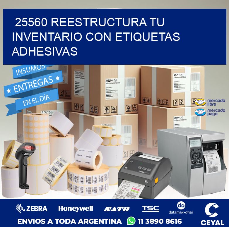 25560 REESTRUCTURA TU INVENTARIO CON ETIQUETAS ADHESIVAS