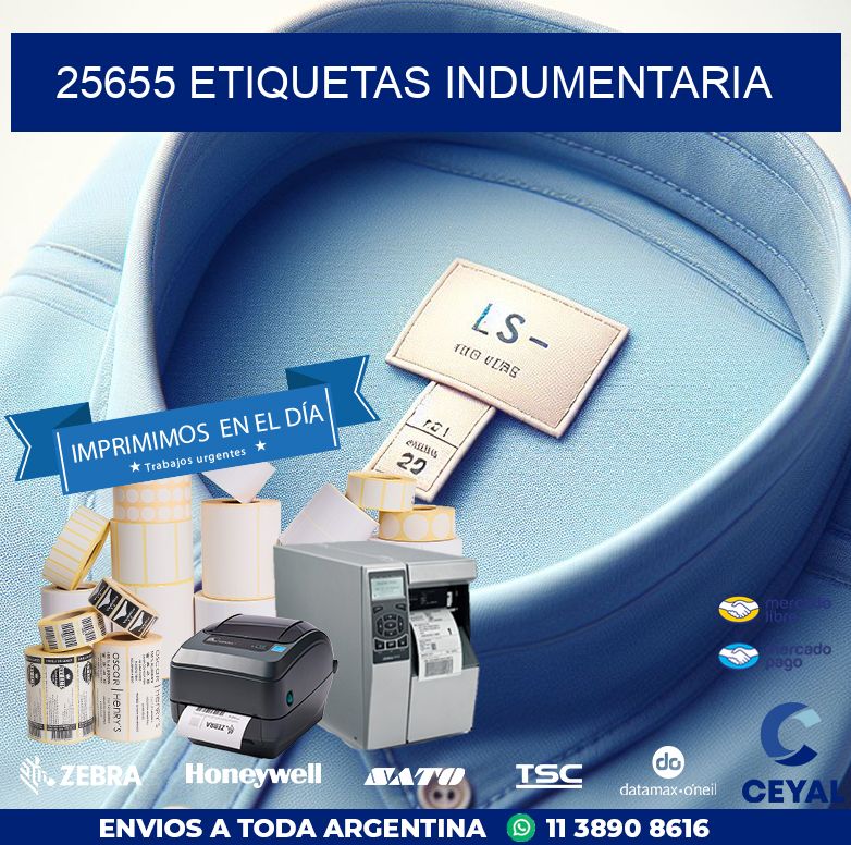 25655 ETIQUETAS INDUMENTARIA