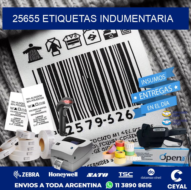 25655 ETIQUETAS INDUMENTARIA