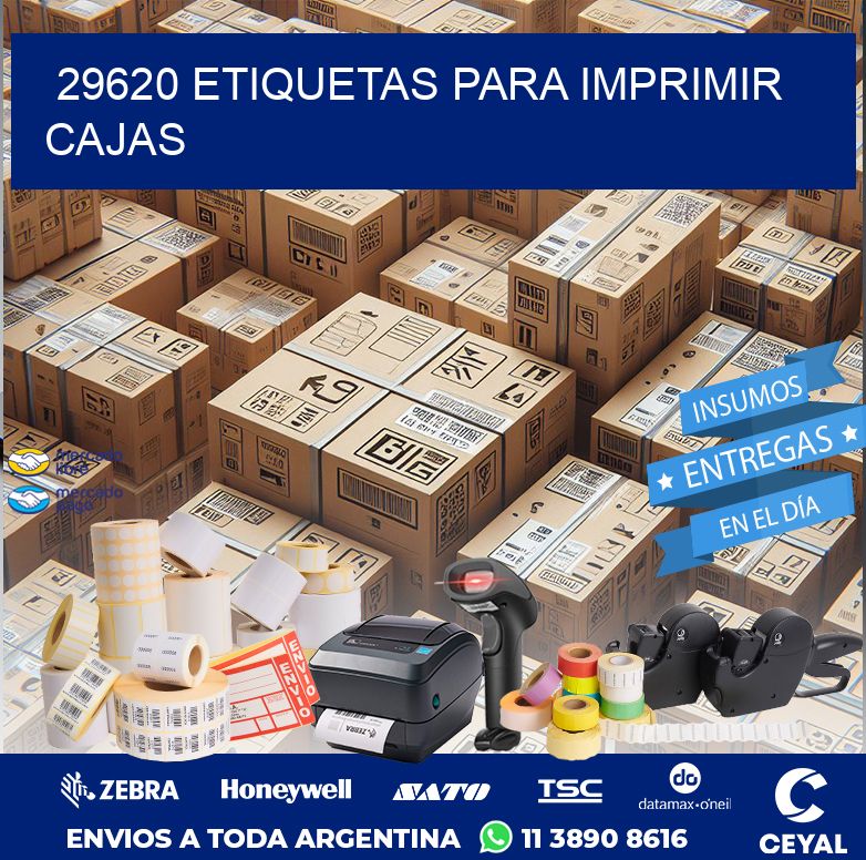 29620 ETIQUETAS PARA IMPRIMIR CAJAS