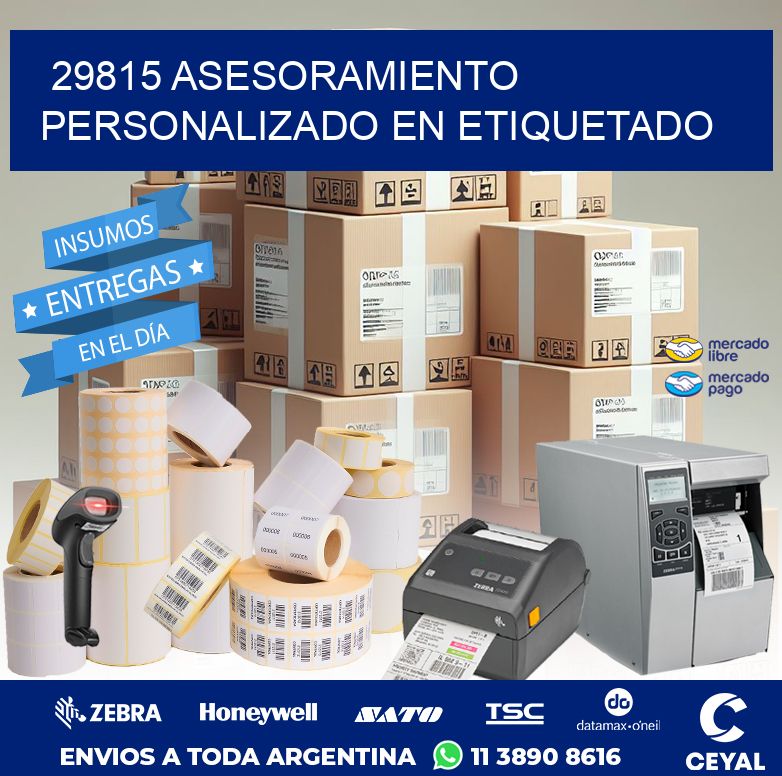 29815 ASESORAMIENTO PERSONALIZADO EN ETIQUETADO
