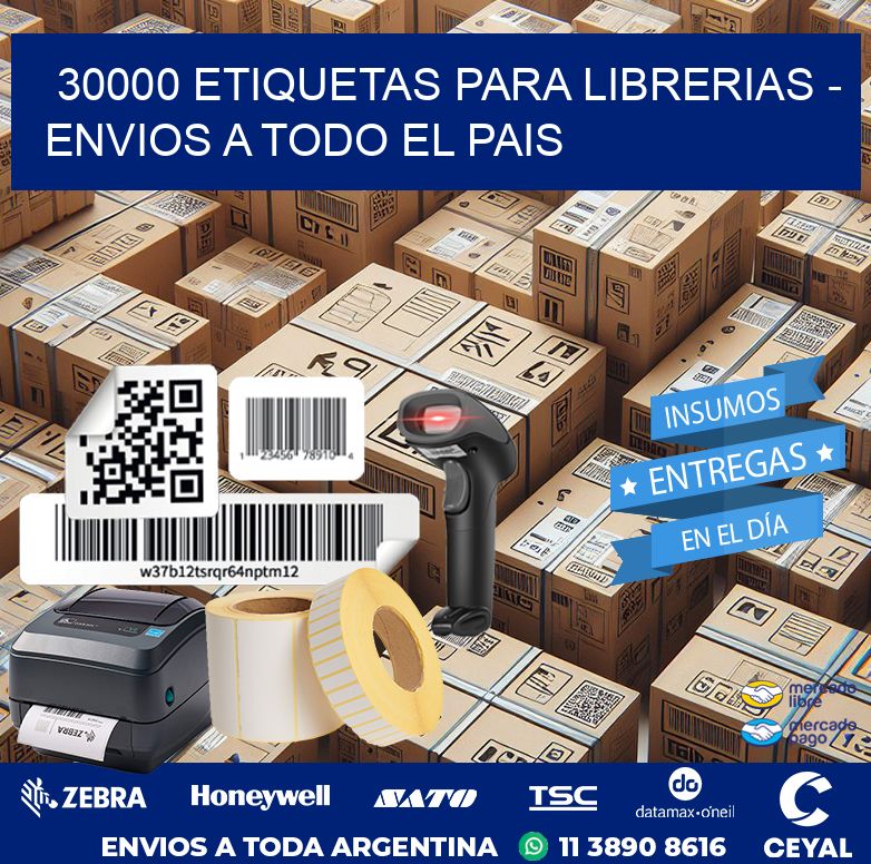 30000 ETIQUETAS PARA LIBRERIAS – ENVIOS A TODO EL PAIS