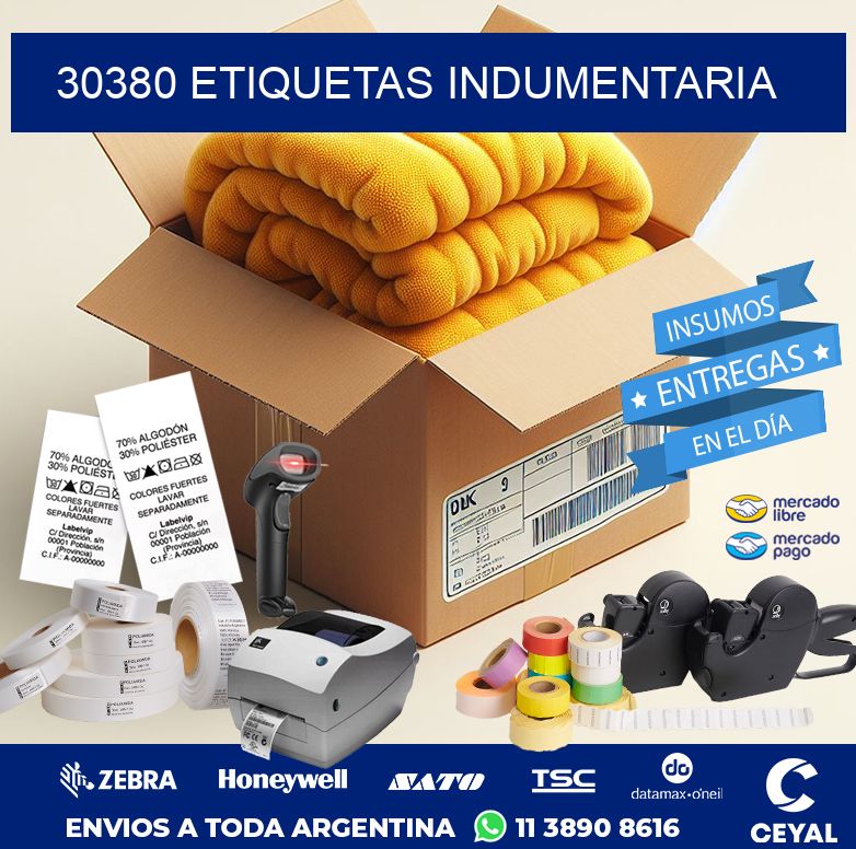 30380 ETIQUETAS INDUMENTARIA