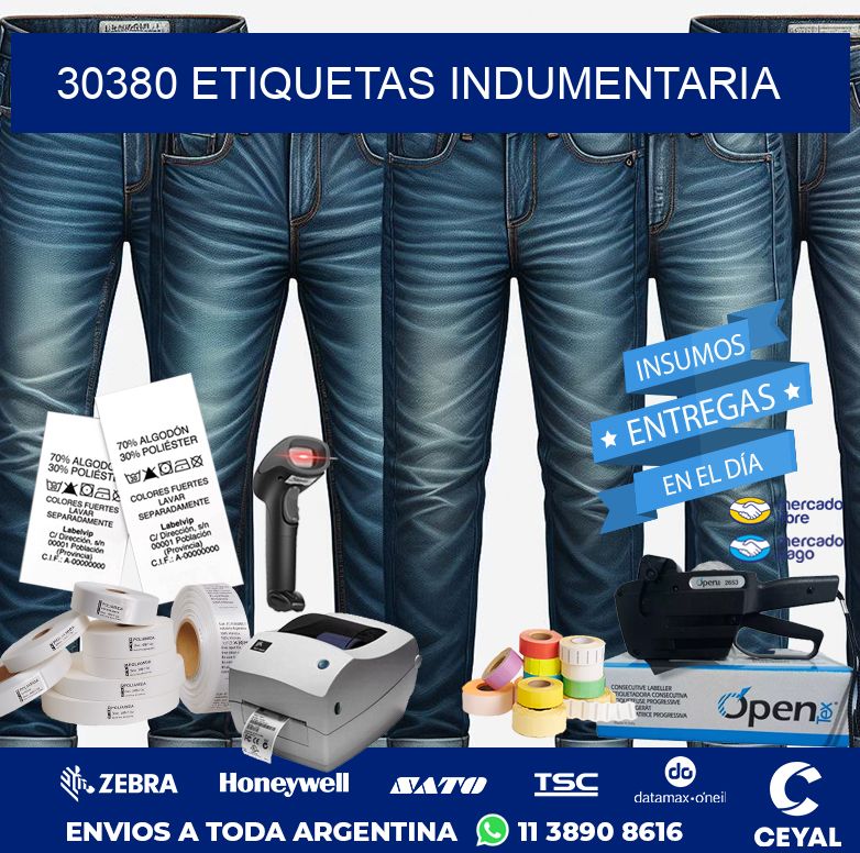 30380 ETIQUETAS INDUMENTARIA