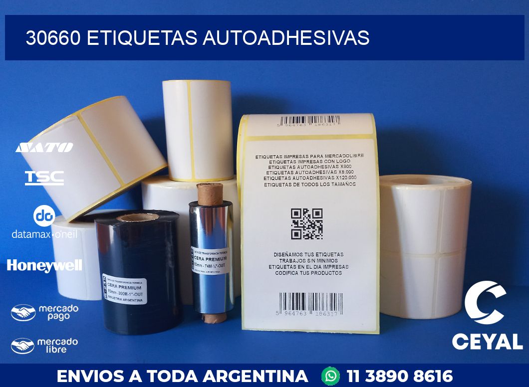 30660 ETIQUETAS AUTOADHESIVAS
