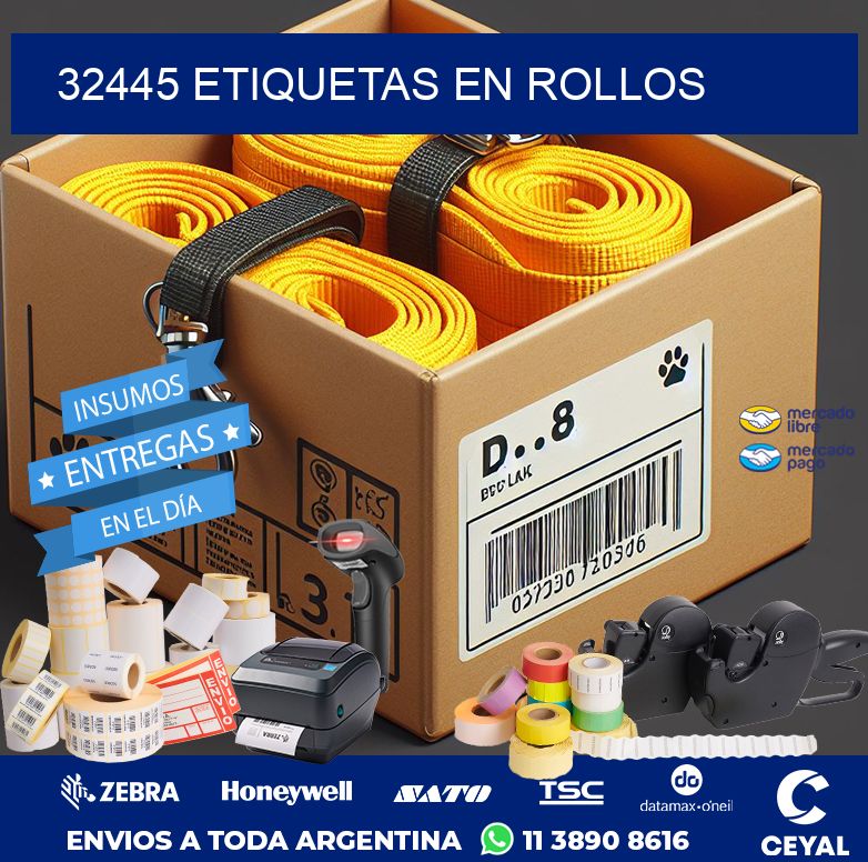 32445 ETIQUETAS EN ROLLOS