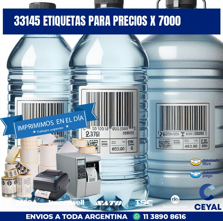 33145 ETIQUETAS PARA PRECIOS X 7000