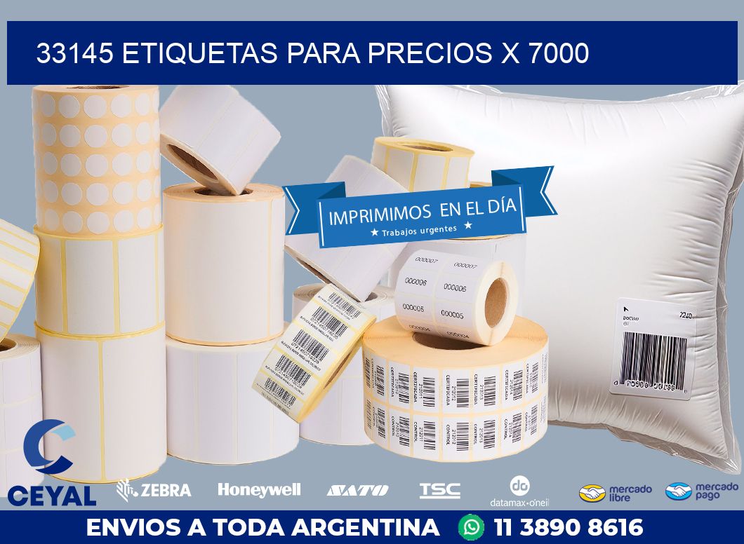 33145 ETIQUETAS PARA PRECIOS X 7000
